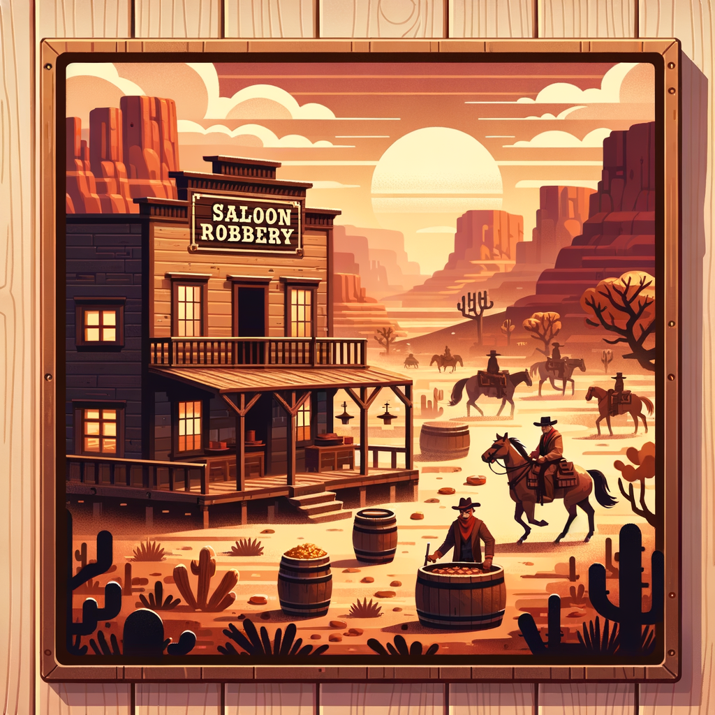 Saloon Robbery Showdown